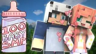 MY VAMPIRE GIRLFRIEND? | 100 Baby SMP | Episode 1 (Minecraft Modded SMP W/ My Girlfriend)