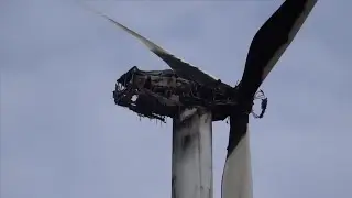 kincir Angin rusak!  (Wind Mill Fires & Crashes).