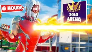 I Played Arena For 6 Hours STRAIGHT at Stark Industries! (Fortnite Battle Royale)