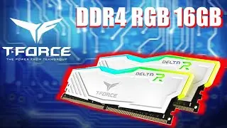Memoria Ram 16gb ddr4 TeamGroup T Force Delta RGB 3200mhz white