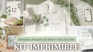 kit imprimible para TU boda!