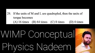 If the units of M and L are quadrupled,  then the units of torque becomes