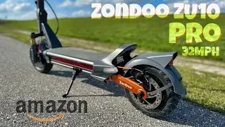 Cheap Amazon E-Scooter with Fingerprint Unlock & 32MPH Max Speed - Zondoo ZU10 Pro!