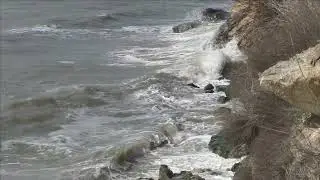 Керчь, сильный ветер,берег моря 16 04 24