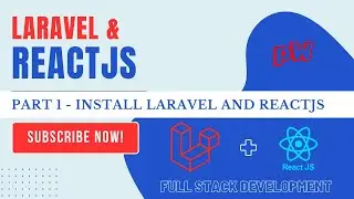 [ BUILDING A FULL STACK PROJECT ]  - INSTALL LARAVEL AND REACTJS | COMPLETE TUTORIAL