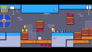 Super Cat Tales Paws level 11 Boss 3 Crab