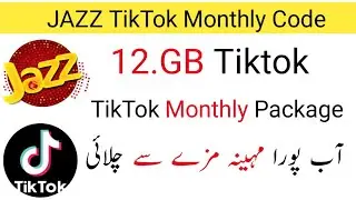 Jazz monthly tiktok package code || TikTok Monthly PKG 2022 || tiktok package jazz