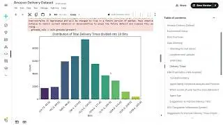 Amazon Delivery Dataset from Kaggle (Analysis starts at 