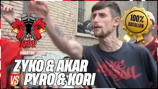 ZYKO & AKAR VS PYRO & KORI (BATALLÓN) CUARTOS PRE GOLD BATTLE BARCELONA 2024