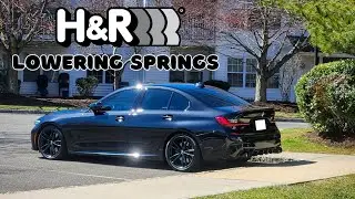 G20 M340i Xdrive on H&R LOWERING SPRINGS | WALK AROUND VIDEO