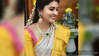 Festival look south Indian sarees | sneha homely look traditional silk sarees