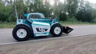 Самодельный погрузчик телескопический,Богомол!