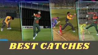 BEST CATCHES IN REAL CRICKET 22 | HINDI COMMENTARY