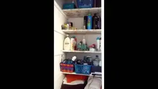 Small Bathroom Closet Organization | Hipncreative