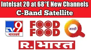 Breaking News Intelsat 20 at 68°E New Channels Add || 68e