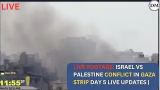 Live Footage: Israel Vs Palestine Conflict In Gaza Strip Day 6 LIVE Updates |