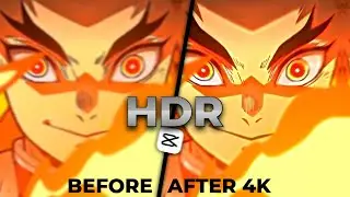 4k HDR Video Editing in Capcut⚡| HDR Effect Capcut | Very Easy in Capcut 2023 | தமிழ் & English