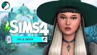 LET'S PLAY SIMS 4 LIFE & DEATH! 🪦🖤 | Gameplay - EP 1