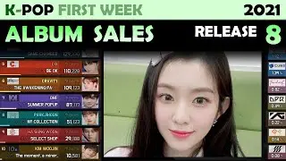 FIRST WEEK KPOP ALBUM SALES ( RELEASED IN 2021. 8 )