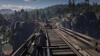 Red Dead Redemption 2 What happens if you don't get off the handcar?