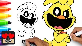 How To Draw Kickin Chicken | Poppy Playtime
