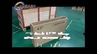 43 Inch Free Stand LCD Shop Window Screen