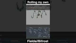 Maya Particle field influences in Bifrost  #bifrost #cgi #maya