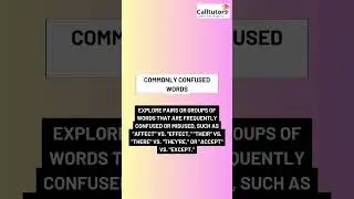Quick Vocabulary lessons