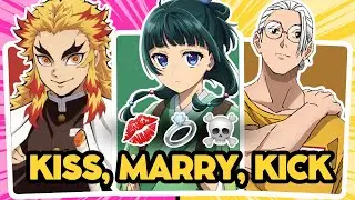 KISS 💋, MARRY 💍,  KICK 💀 [Anime BOYS & GIRLS] 🔥 | ANIME QUIZ