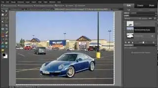 Photoshop Elements 10 - Remove Image Background with Quick Select Tool