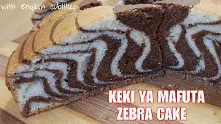 Jinsi ya kuoka Zebra Cake | Cake ya mafuta | Zebra cake recipe