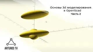 Основы 3d моделирования в OpenScad #2