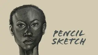 Portrait sketching and shading #shorts #sketch