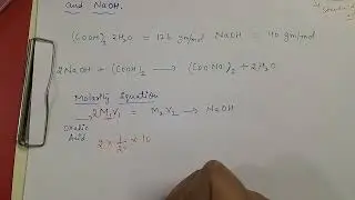 Calculation of Molarity and Strength in titration of oxalic acid and NaOH.