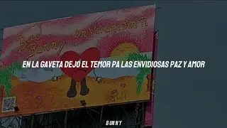 Callaita - Bad Bunny |Un verano sin ti (Letra)