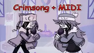 FNF Crimsong but Ruv and Ruvina Sings + MIDI & Inst