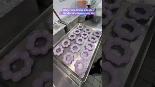Ube creme brulee donuts from Yo Mochi in Henderson, NV!