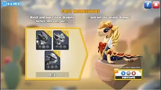 First Impressions Event-Dragon Mania legends | Hatched Toy Fairy Dragon | DML