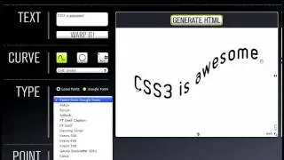 Warping HTML Text with CSS