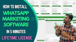 How to Install WhatsApp Marketing Software in 5 Minutes || Price in India 2023 