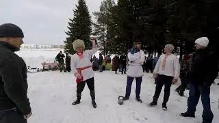 Молодецкие гири на масленице 2021 в Тагиле