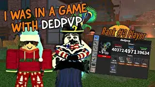 I was in a Game with the Rank #3 Leaderboard Player - Dedpvp Murder Mystery 2