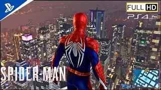 FREE ROAM IN NIGHT WITH NEW OUTFIT #marvelspiderman #ps4gameplay #ps4gaming #60fps