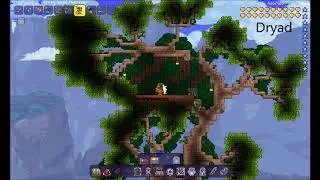 Terraria npc village part five (Dryad,Witch Doctor, and Painter)