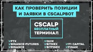 Как проверить позиции и заявки в CScalpbot