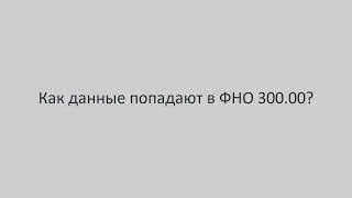 Про заполнение ФНО 300.00