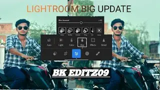 😱Big update in Lightroom mobile latest version BK EDITZ09  #lightroom #youtube #viral