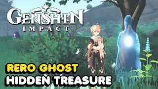 Genshin Impact - RERO GHOST Hidden Treasure Location (Tsurumi Island)