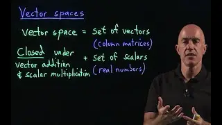 Vector spaces | Lecture 16 | Matrix Algebra for Engineers