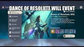Dance of resolute will event | Genshin Impact